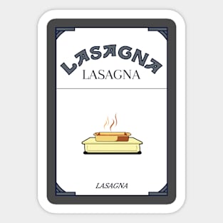 Another Pack of Lasagna Sticker